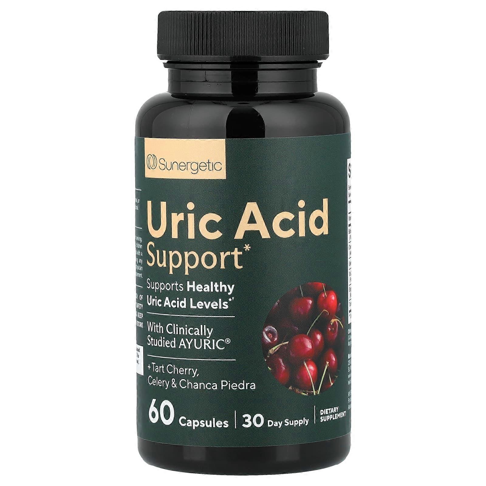 Sunergetic, Uric Acid, 60 Capsules