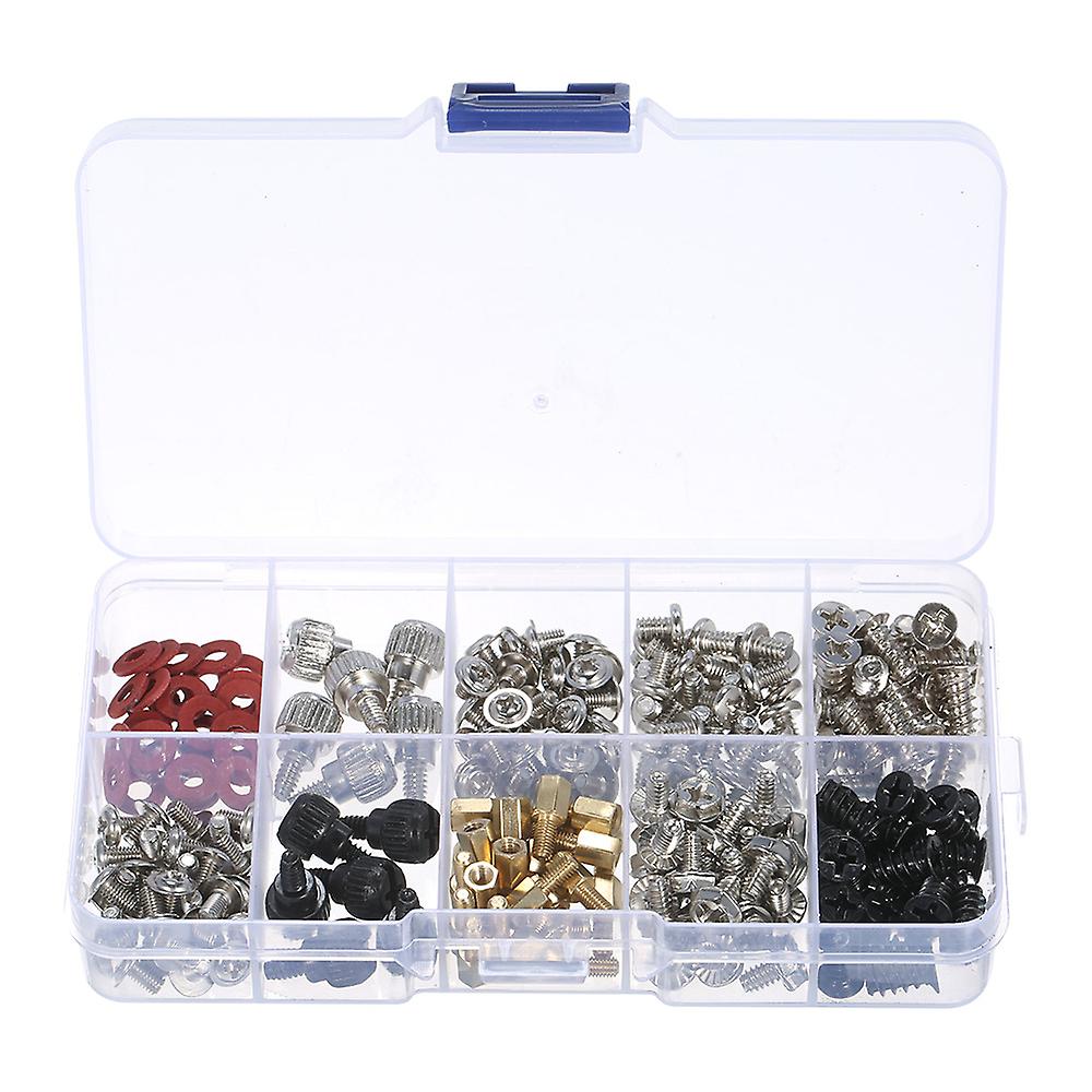 228pcs Basic Computer Screw Kit Desktop Computer Maintenance Screw Set