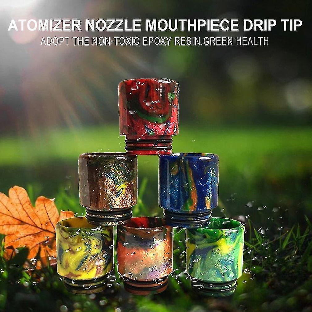 510 Drip Tip Adapter Epoxy Resin Mouthpiece For Smok Tfv8 Atomizer Nozzle