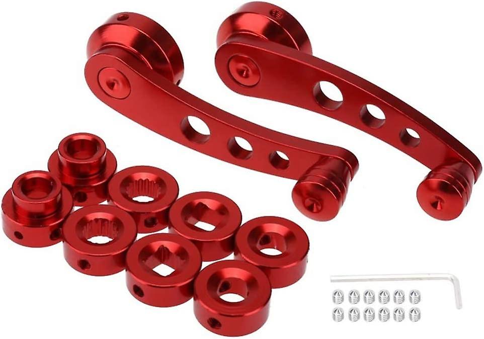 Window Opener Crank Handle Kit,Window Crank Handle Kit,Universal Window Kit Crank Window Aluminum Car Door Window Winder Crank Riser Replacement Handl