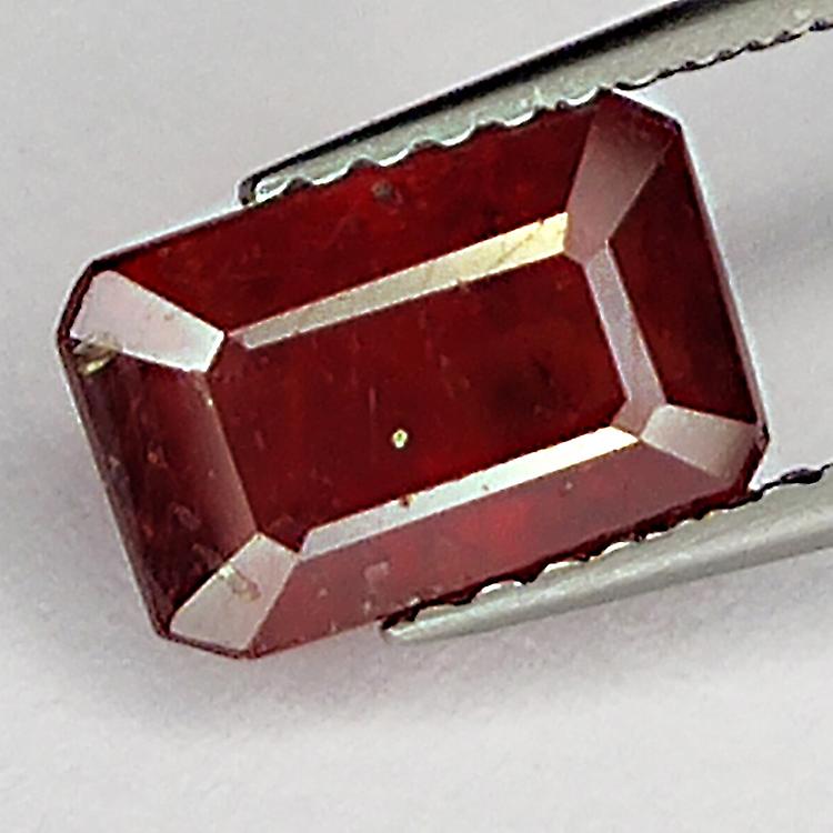 2.35ct Ruby Emerald Cut 8.5x5.5mm awo59