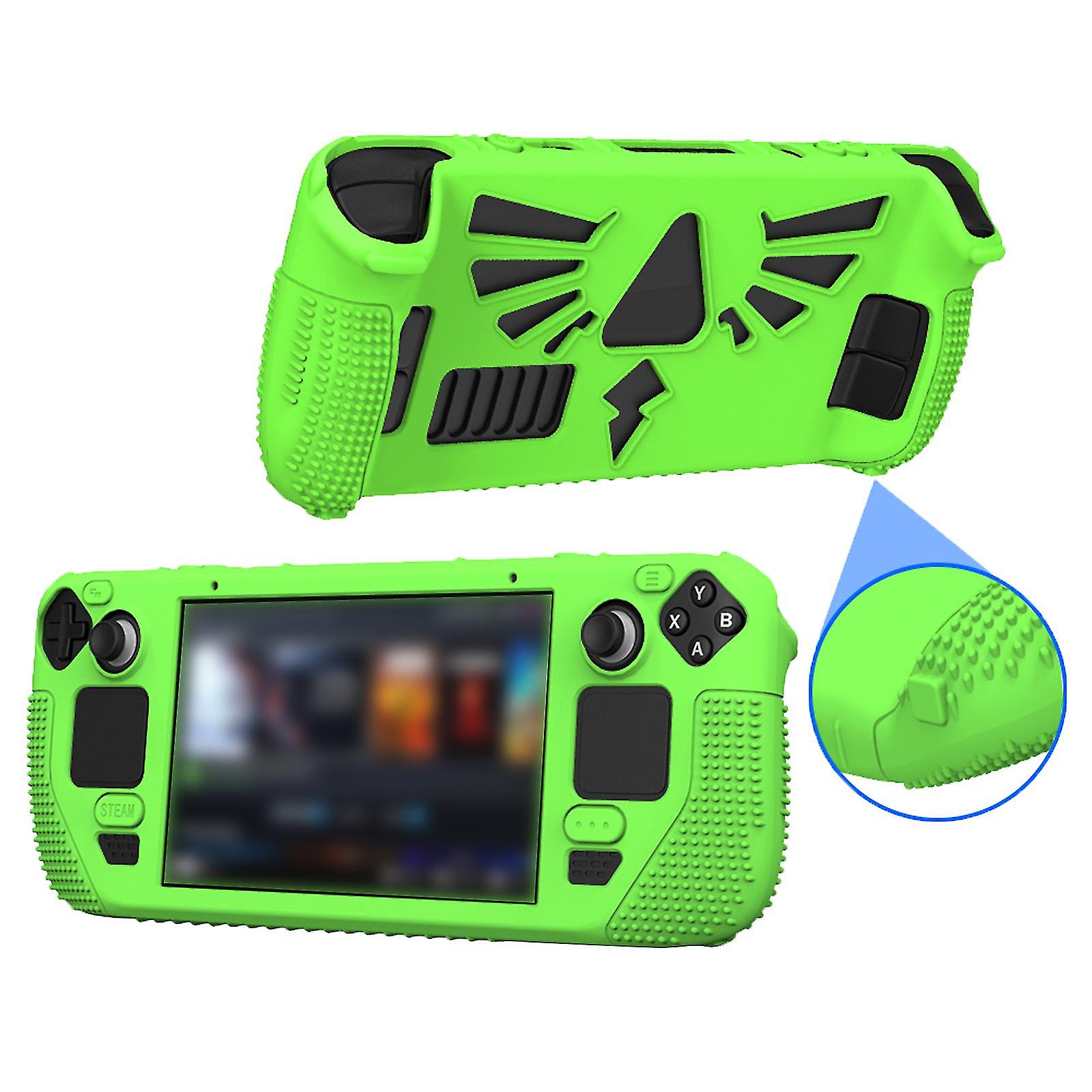 Per console di gioco Steam Deck per console di gioco Shell in silicone per custodia con 4 gioie