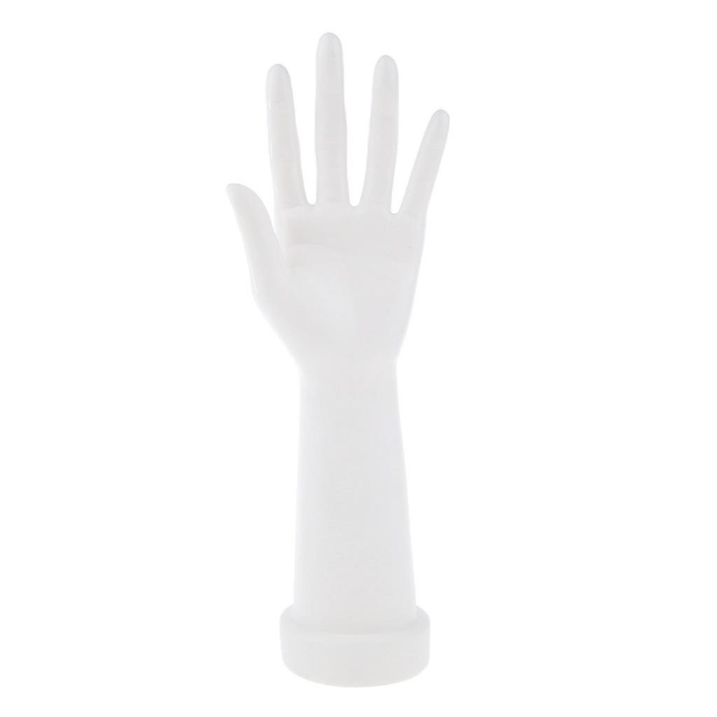 Hand Schmuck Display Ständer Weibliche Hand Schaufensterpuppe Modell Requisiten - Weiß Links