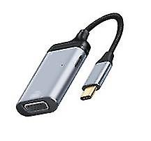 Type C Mann til HDMI / RJ45 DP Mini-DP VGA-adaptere USB-C HD 8k 4k 60Hz omformer 3-i-1 Type C Hub Pd Hurtiglading Dataadapter