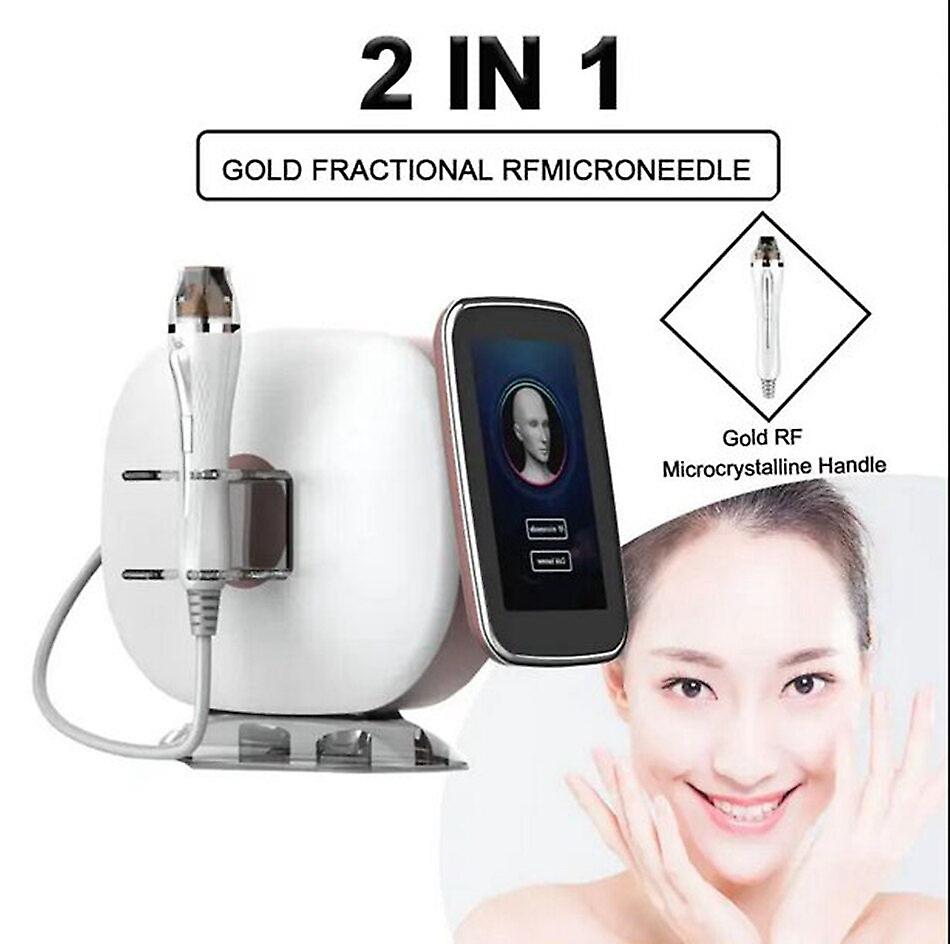New Fractional Rf Microneedle Machine Radio Frequency Gold Micro Needle Skin Lifting Tightening Anti-aging Acne Removal