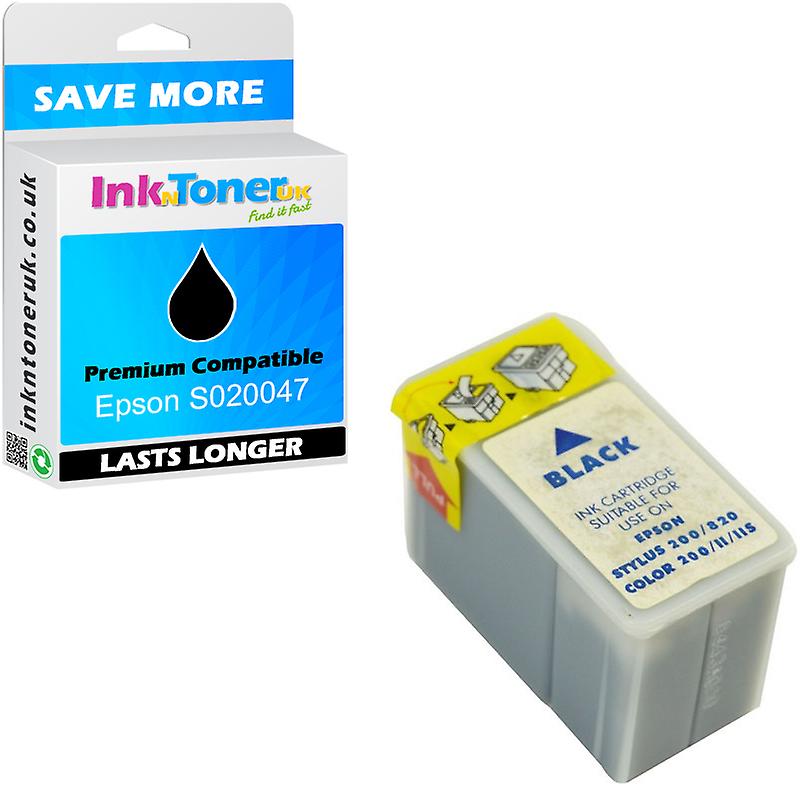 Compatible Epson S020047 Black Ink Cartridge (c13s02004740)