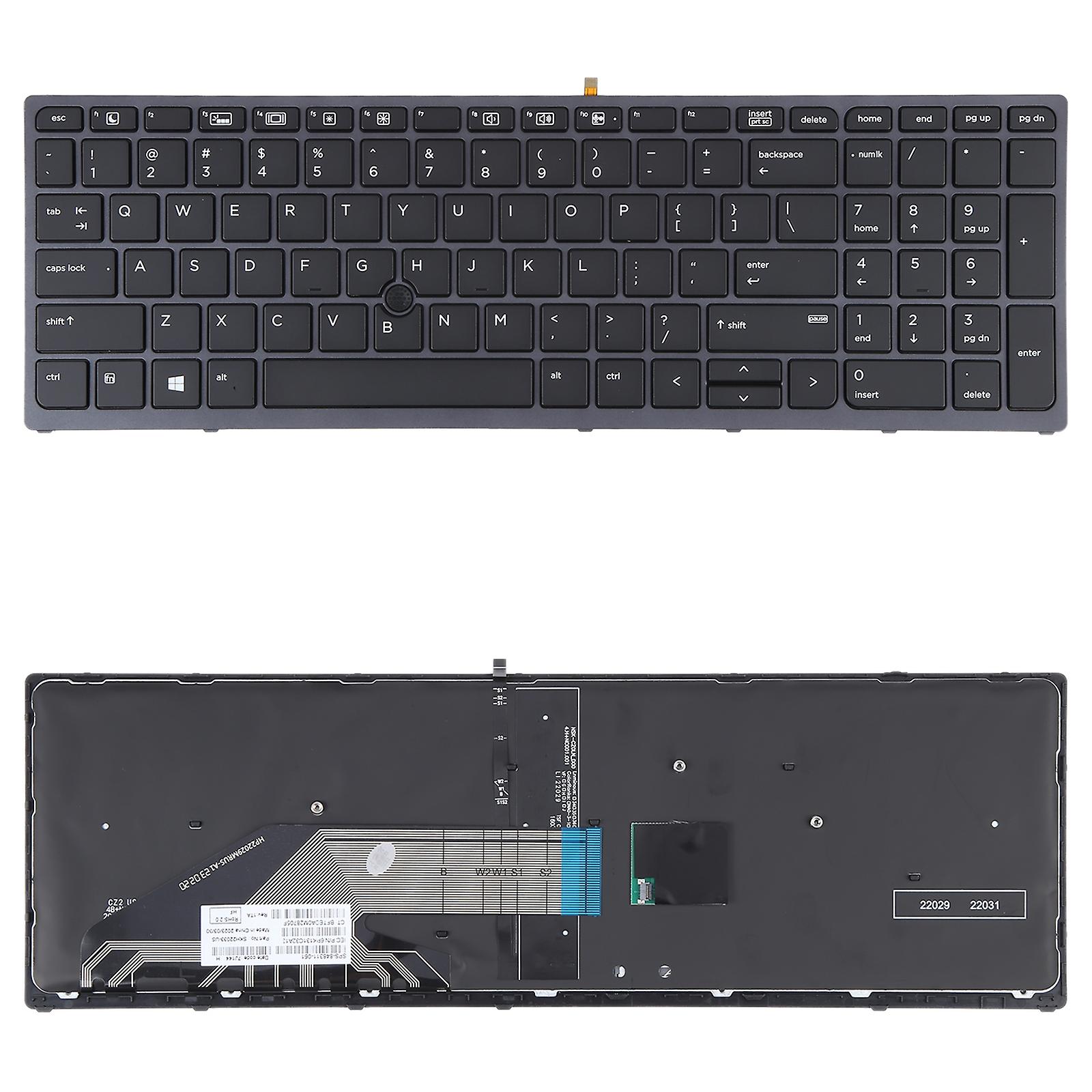 US Keyboard For HP ZBOOK 15 G3 17 G3