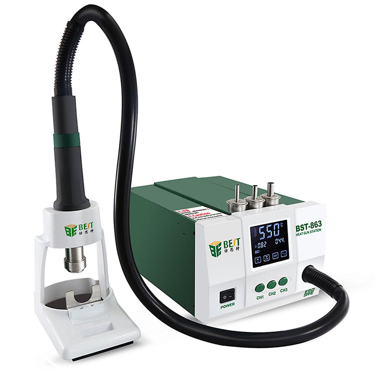 Best Bst-863 1200w 220v/110v Intelligent Lcd Touch Screen Heat Air Smd Rework Station