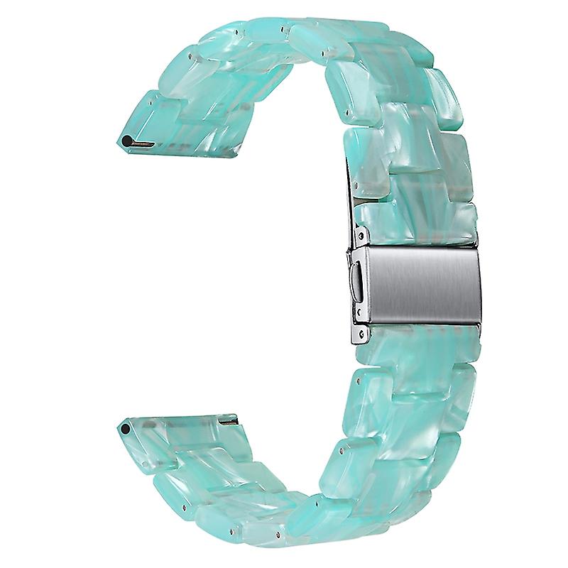 For Fossil Gen5 Carlyle/Gen 5 Julianna/Gen 5 Garrett/Gen 5 Carlyle HR 22mm Wristband Strap - Jade
