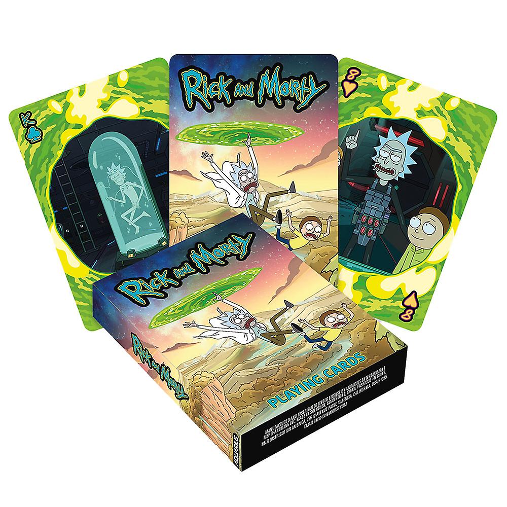 Officially Licensed Aquarius Rick and Morty Playing Cards Ages 14 Years and Up