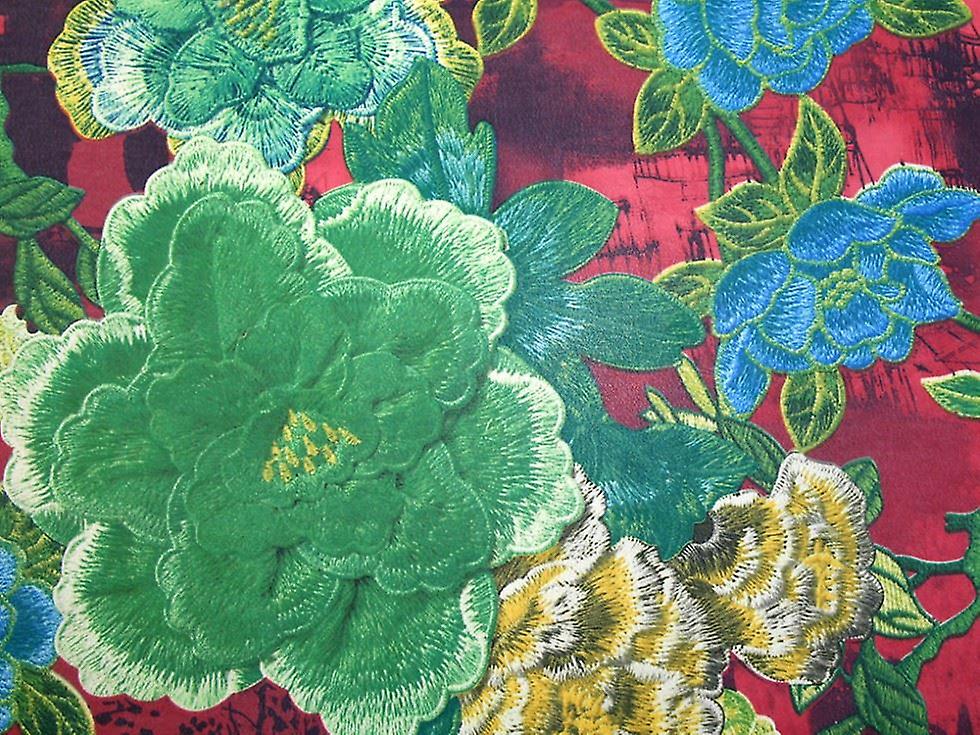 Minerva Polyester Georgette Fabric Wine - per metre