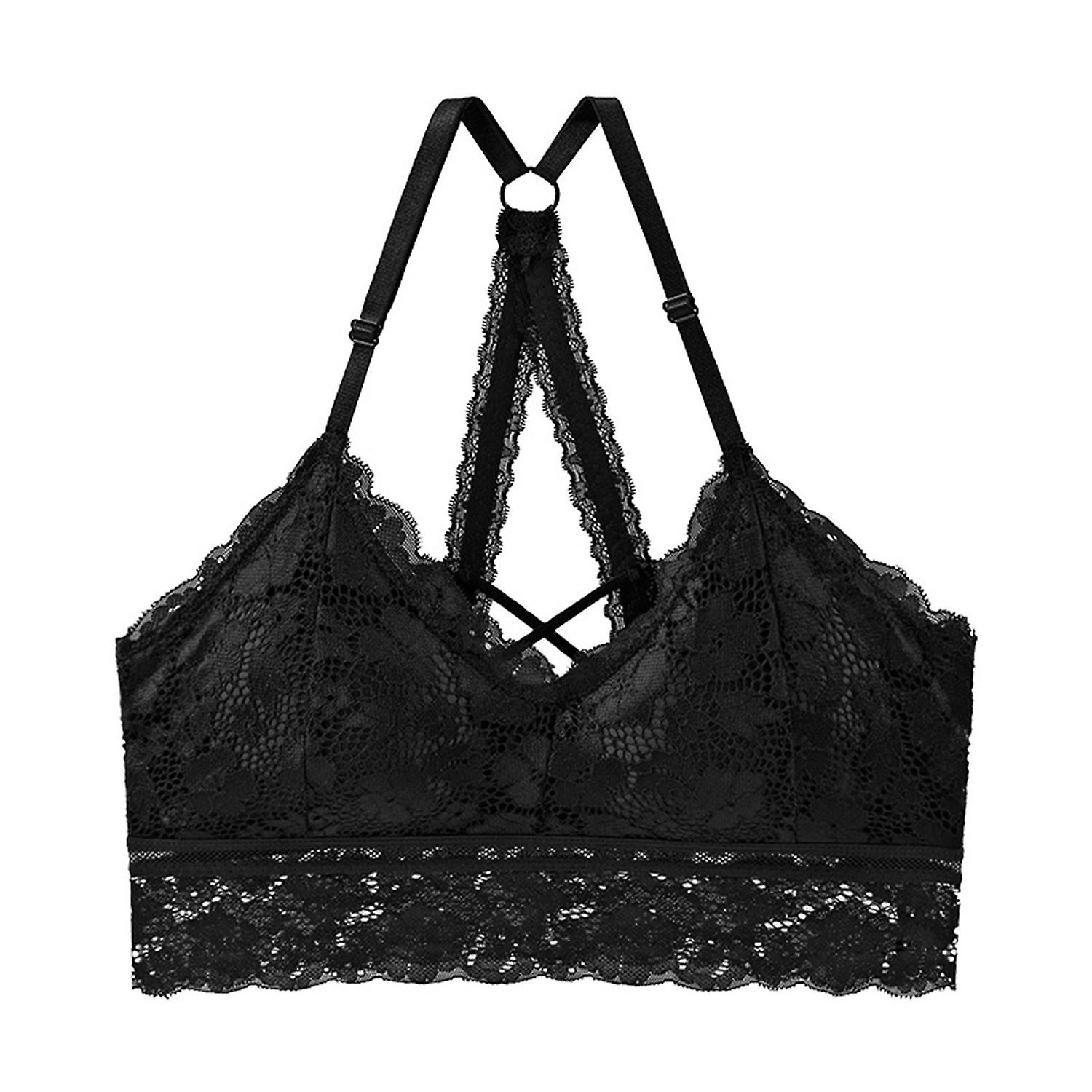 חזיית אפודה פוש אפ שרוכים חוט חופשי חלול החוצה נשים חזייה עבור