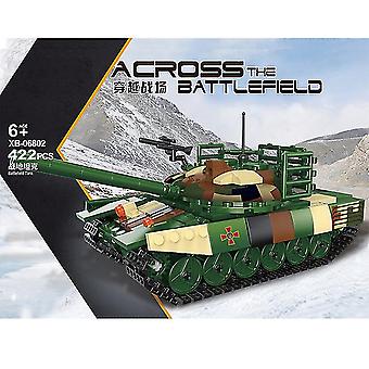 Military Cannon Assault Armored Vehicle Battle Tank Car Truck Army Weapon Building Blocks Sets Model King Kids Toys Gift