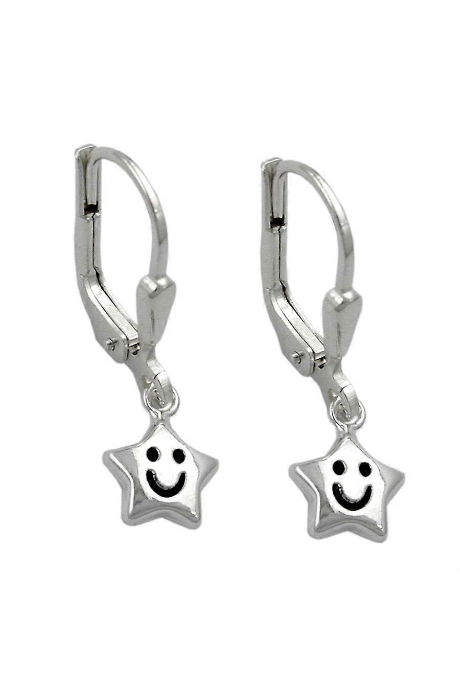 Earrings Leverback Star Silver 925 - Gl93180