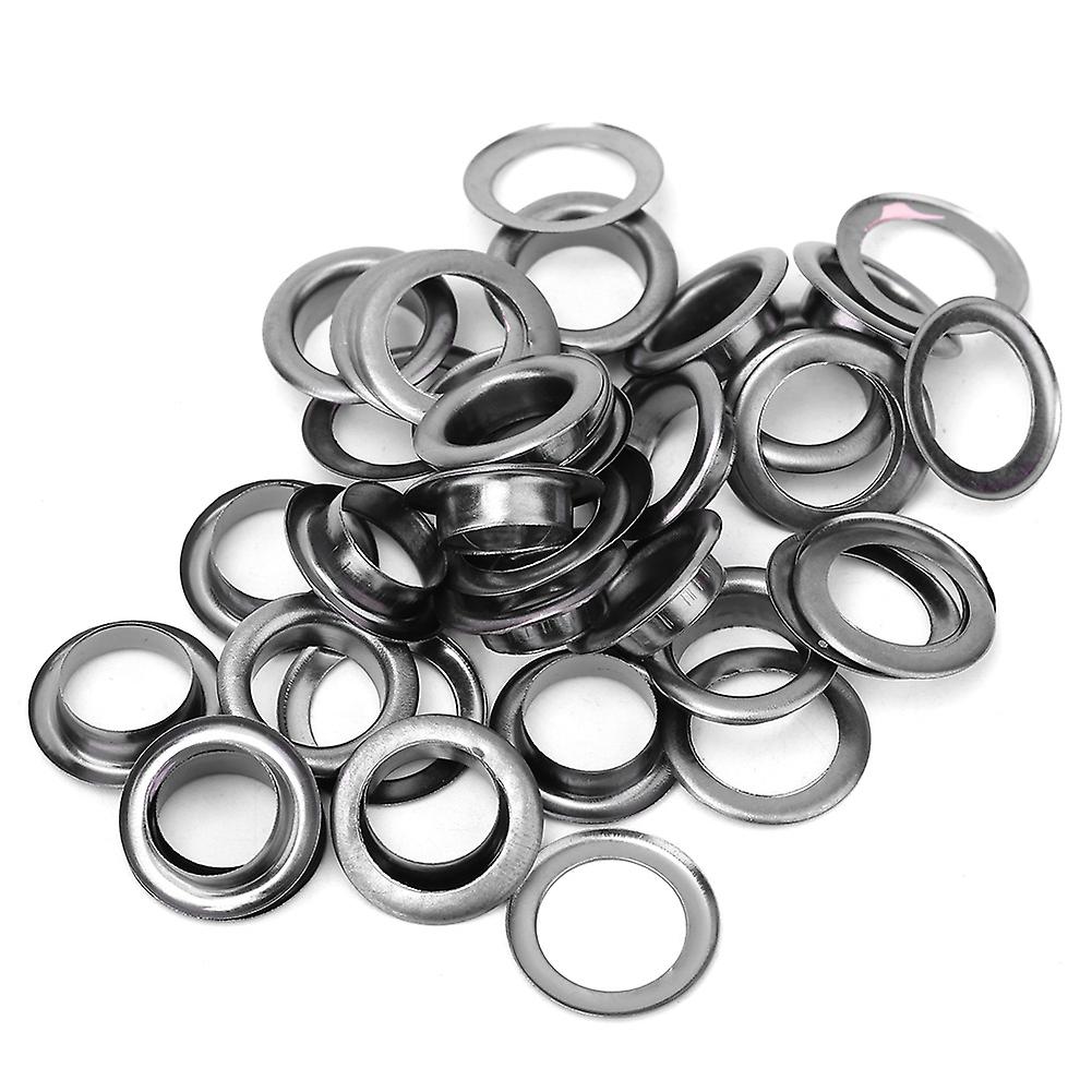 Messing stoff maljer, anti-rust, svart, 4mm