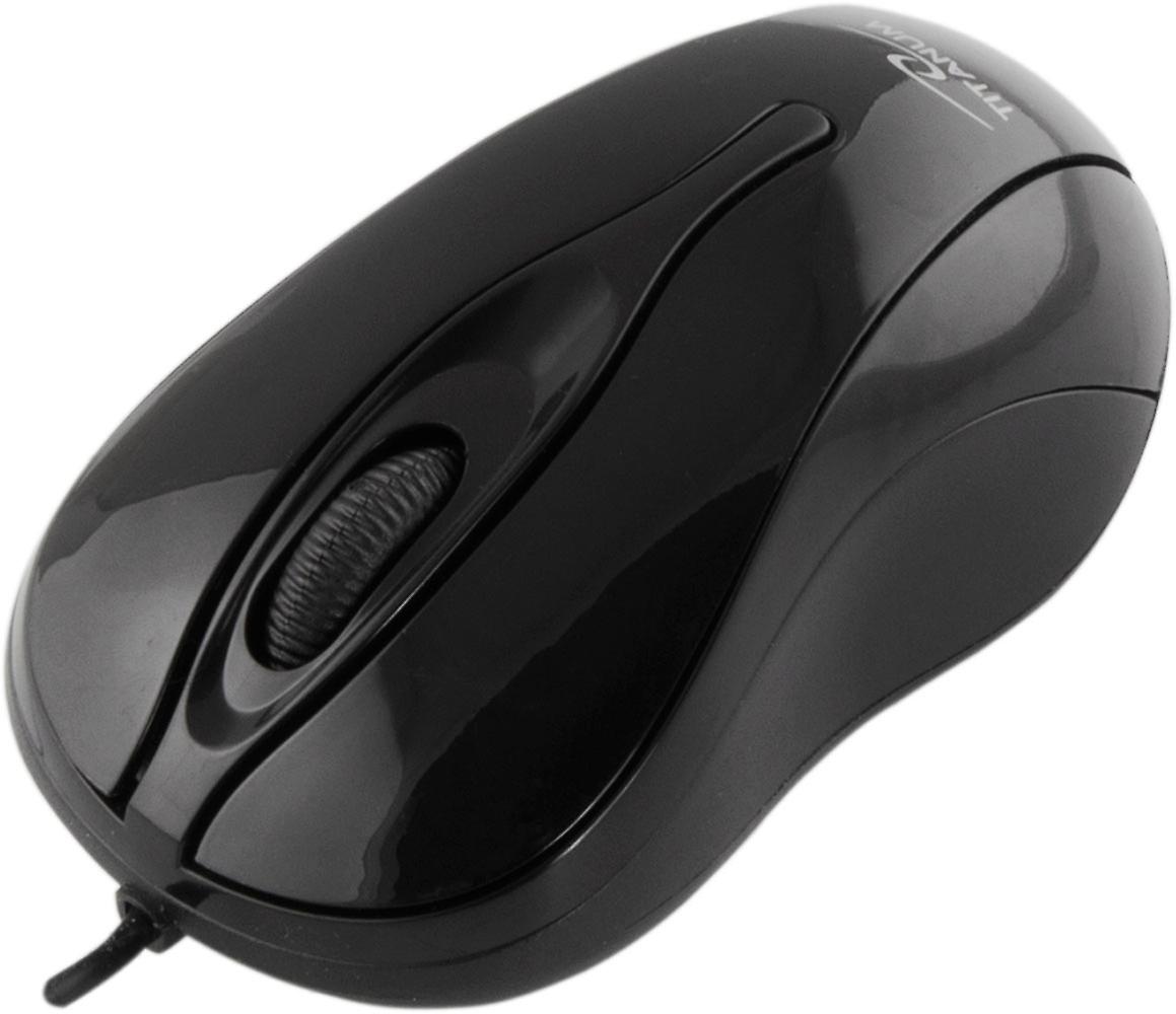 Titanium Hornet 3D Wired Optical Mouse USB Black