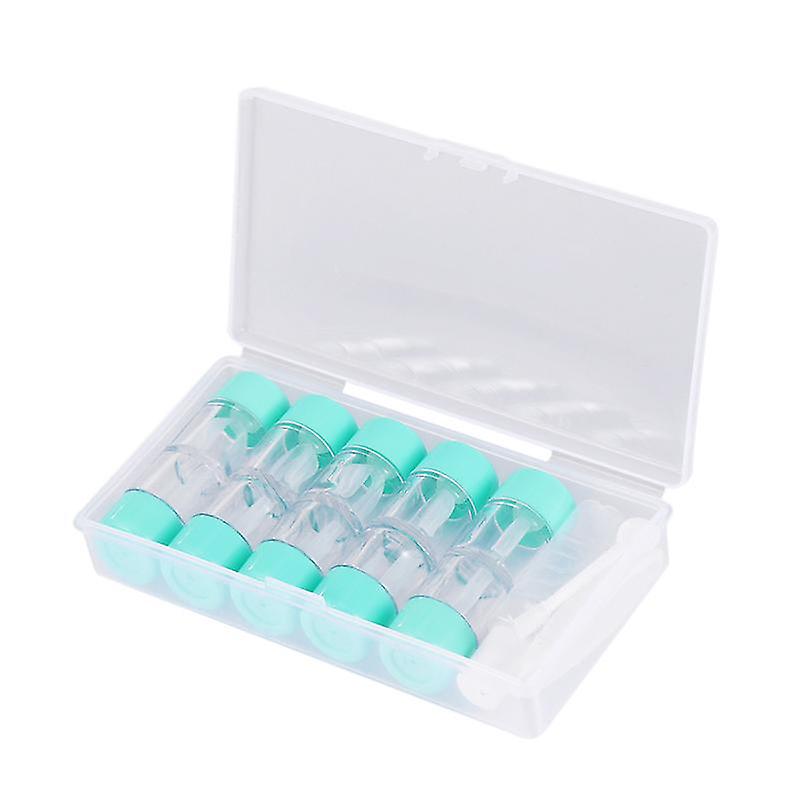 5pcs Double-box Lense Case