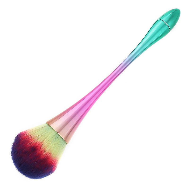 Makeup Brush , Specification: Pink Green Gradient Rod Pink Green Gradient Rod