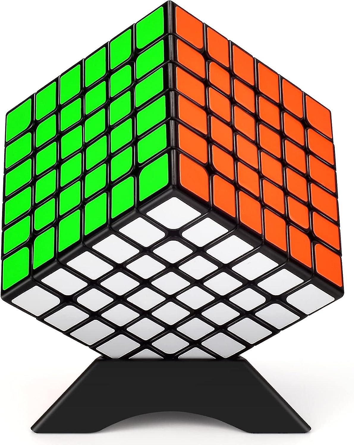6x6 Speed Cube, 6x6x6 Magic Cube, Smooth Easy Spin Speed Cube, Tökéletes karácsonyi ajándék gyerekeknek és felnőtteknek, fekete
