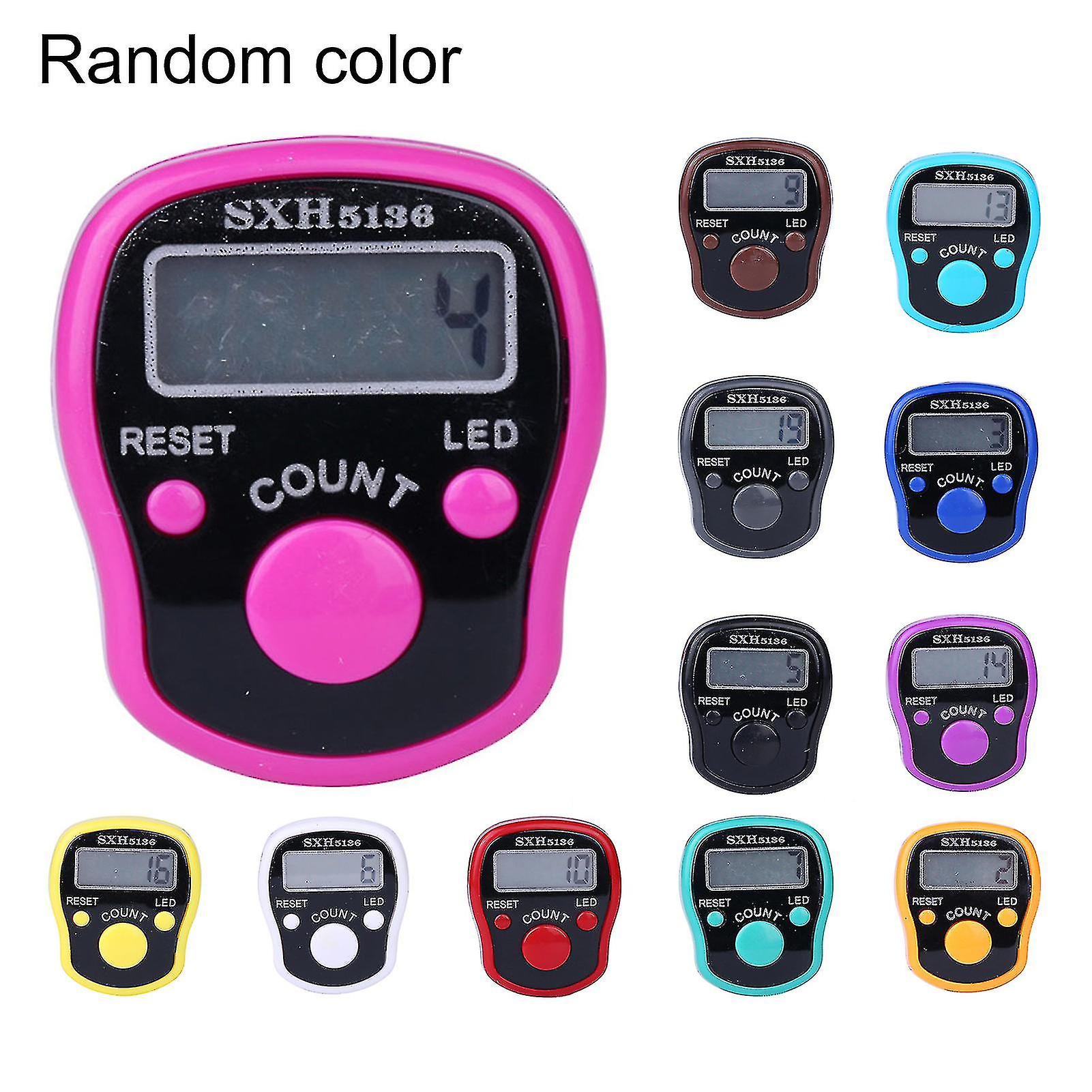1pc Electronic Counter High Sensitivity Mini Screen Plastic Digital 5 Digit Hand Tally Counter For Home