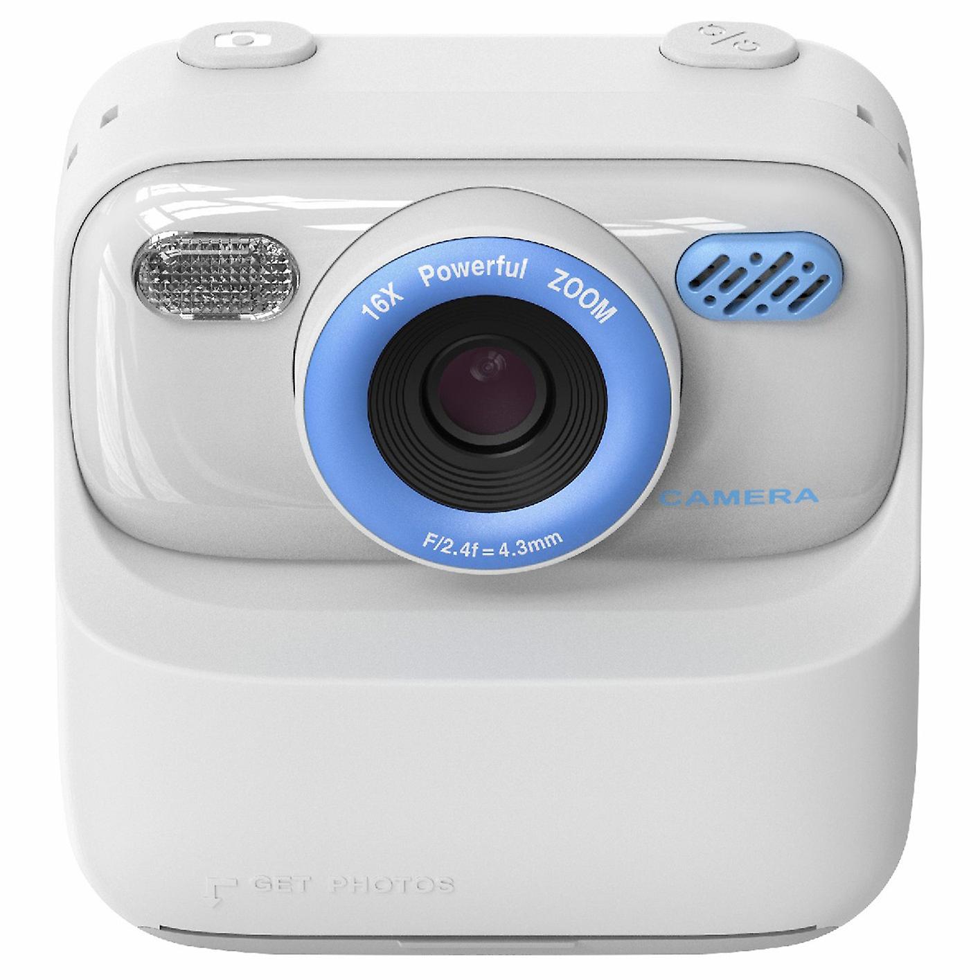 P79 2.4-inch Screen Kids Instant Camera Fun Game HD Dual Lens Rechargeable Camera with 32G Memory Ca