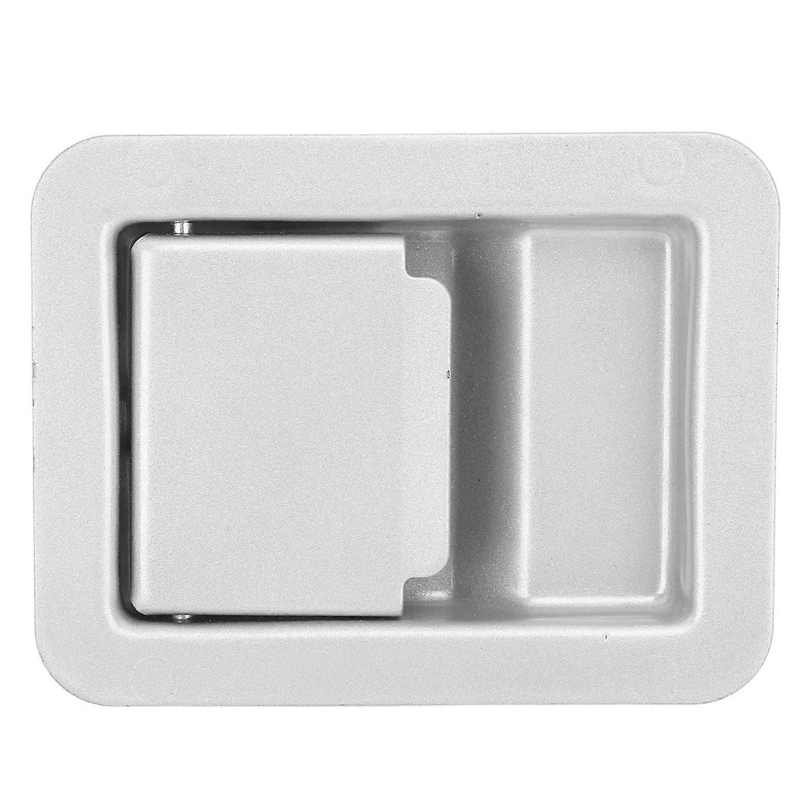 RV Toolbox Handle Latch 140 X 108mm Trailer Camper Truck Built in Door Lock Toolbox Handle Silver
