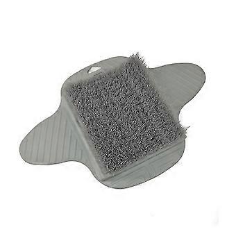 Foot Wash Brush Hanging Foot Sanders with Suction Cup Grey, 35*23*7cm