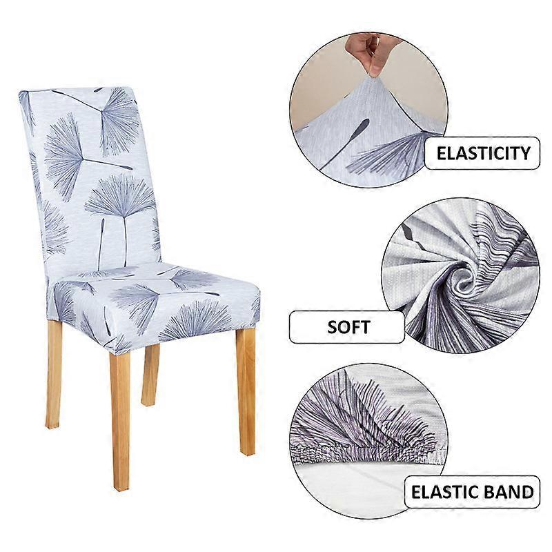 Set of 10pcs Elastic Chair Cover, Modern Universal Dining Chair Slipcover