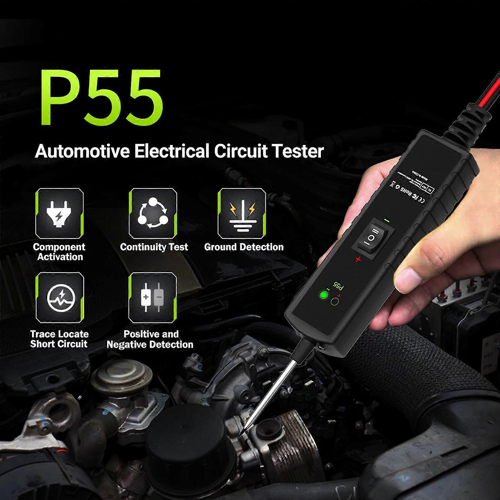 Automotive Electrical Circuit Tester 12~24V P55 automotive electrical system activator Positive and negative pole detection FN9U6801