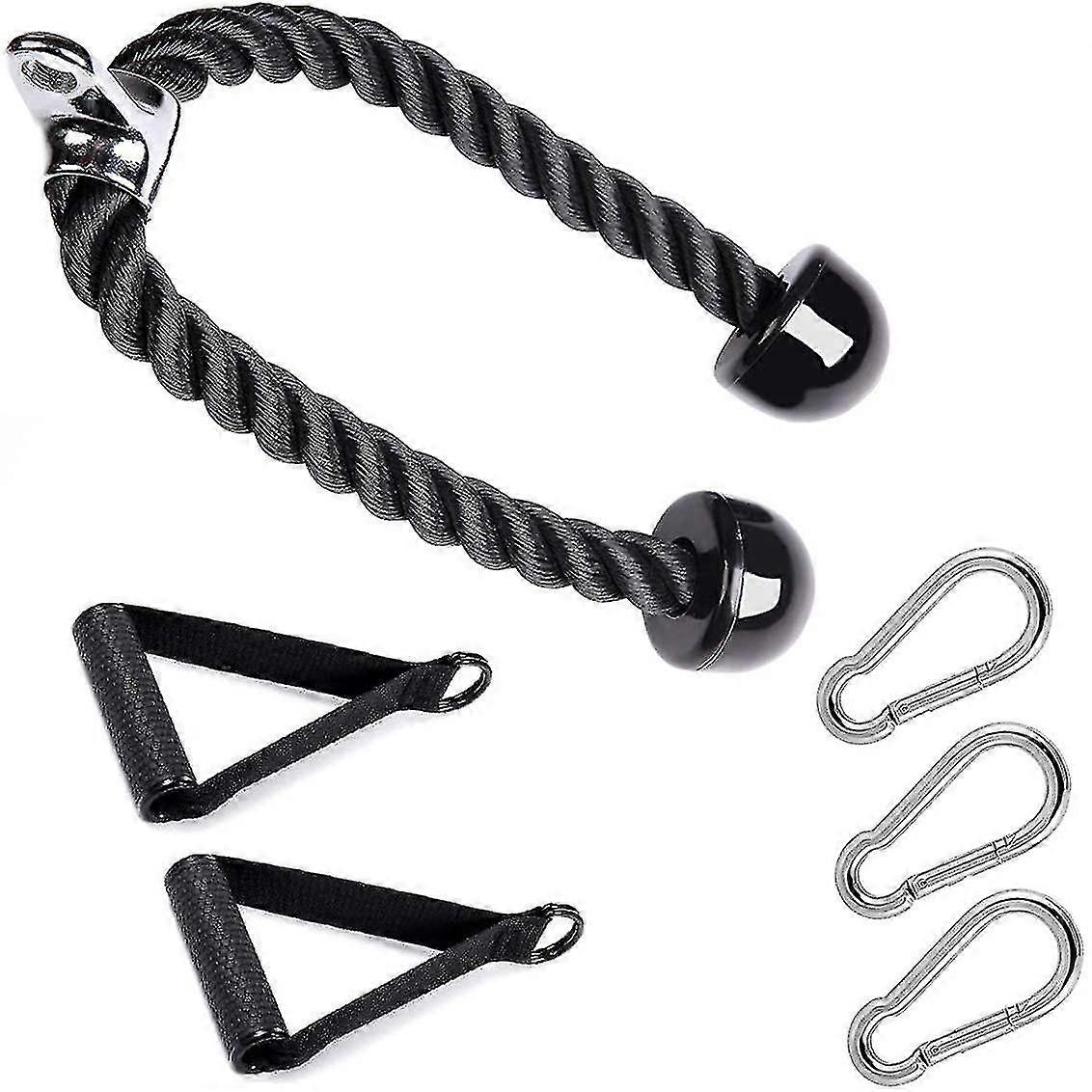 Triceps Push Pull Down Corde Cord, Duty Tricep Rope Cable Pour Multi Gym