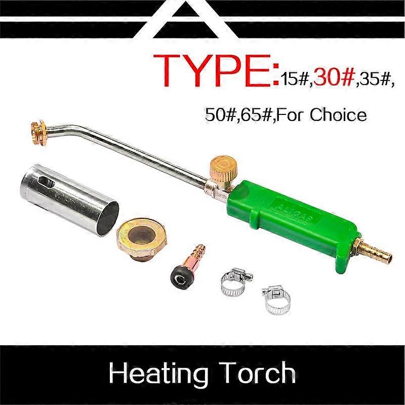 Loddepistol i rustfrit stål 15/30/35/50/65 Varmebrænder Propan Butan Gas Flamme Blæse Plunber Tagdækning Steg Kød Tænder BBQ