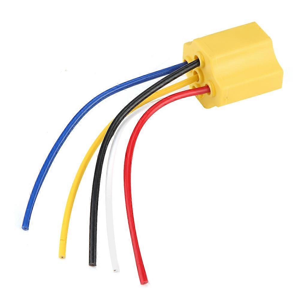 Ceramic 5 Pin Automotive Car Wiring Harness Relay Socket 30-100a