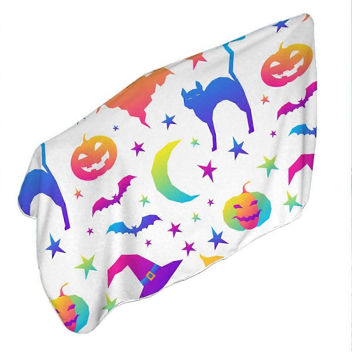 Cool Halloween Pattern Microfiber Beach Towel