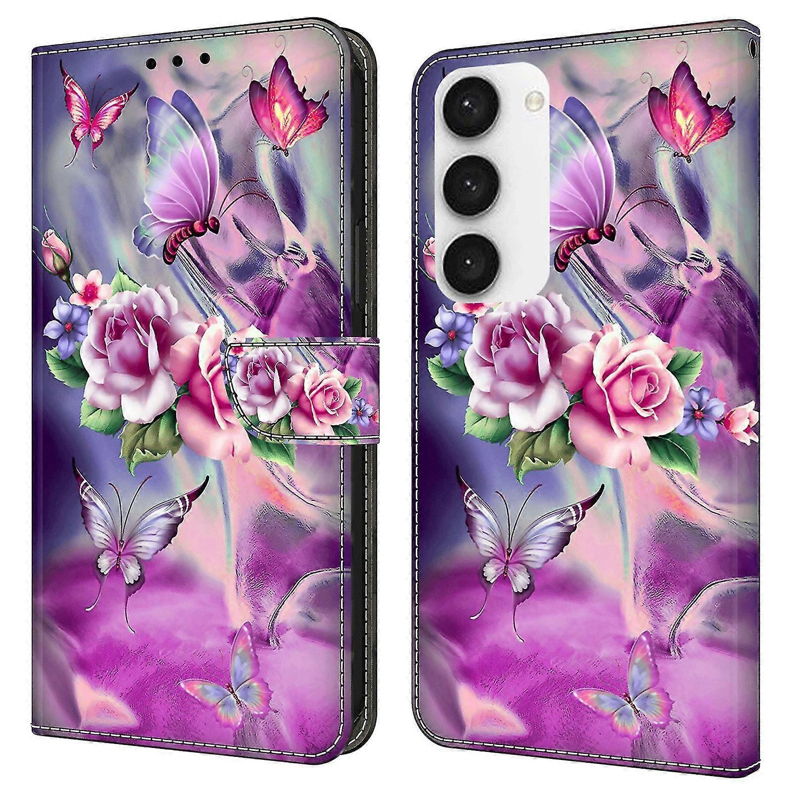 For Samsung Galaxy S23 Fe Wallet Leather Phone Case 3d Pattern Printing Phone Stand Cover