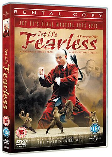 Fearless DVD (2006) Jet Li Yu (DIR) cert 15 - Region 2