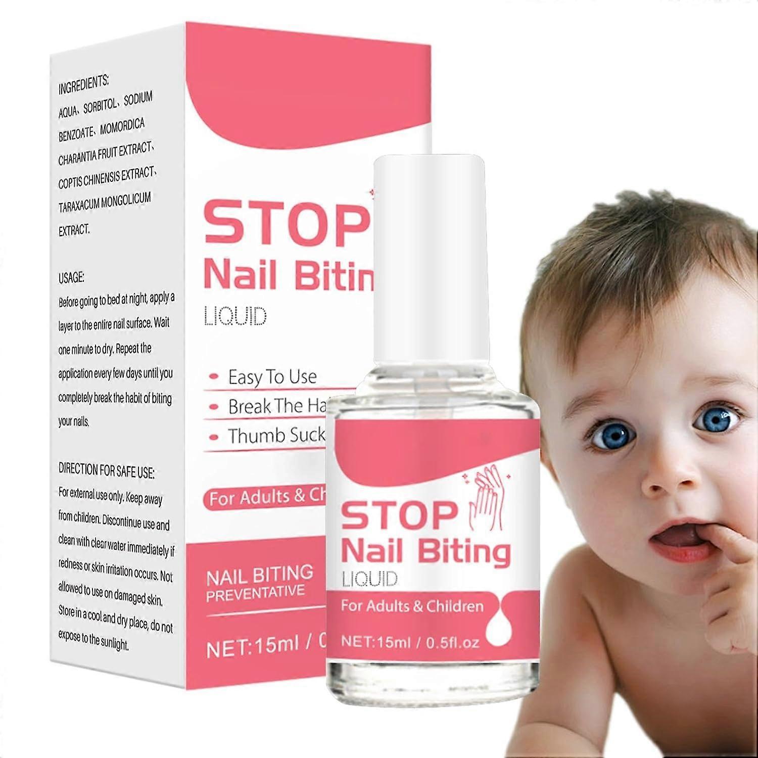 1-3PCS Stop Nagelbijten Stuff Anti Nagelbijten Polish Stop Duim of Vinger Zuigen 15ml