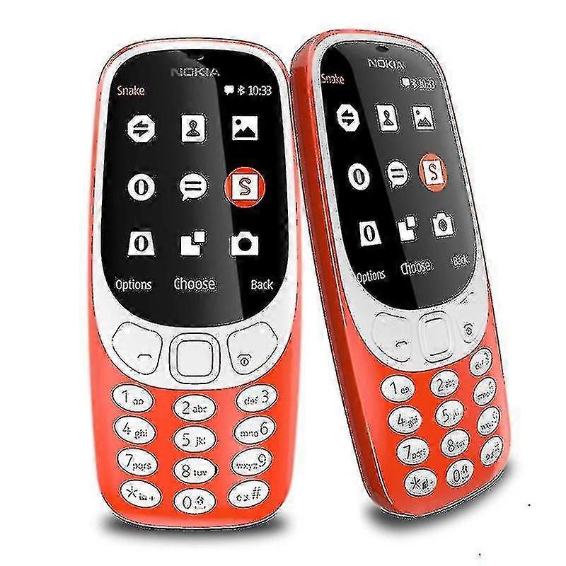 Νέο τηλέφωνο 3310 - 2.4-ιντσών μη έξυπνο τηλέφωνο φραγμών για ηλικιωμένους με διπλή sim, δυνατοί χαρακτήρες