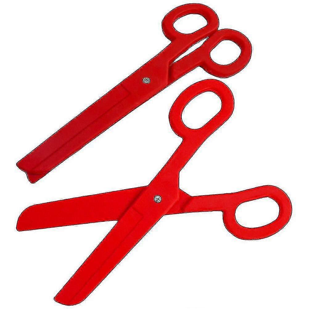 2pcs Giant Scissors Prop Fake Scissors Props Big Scissors Prop-zzy