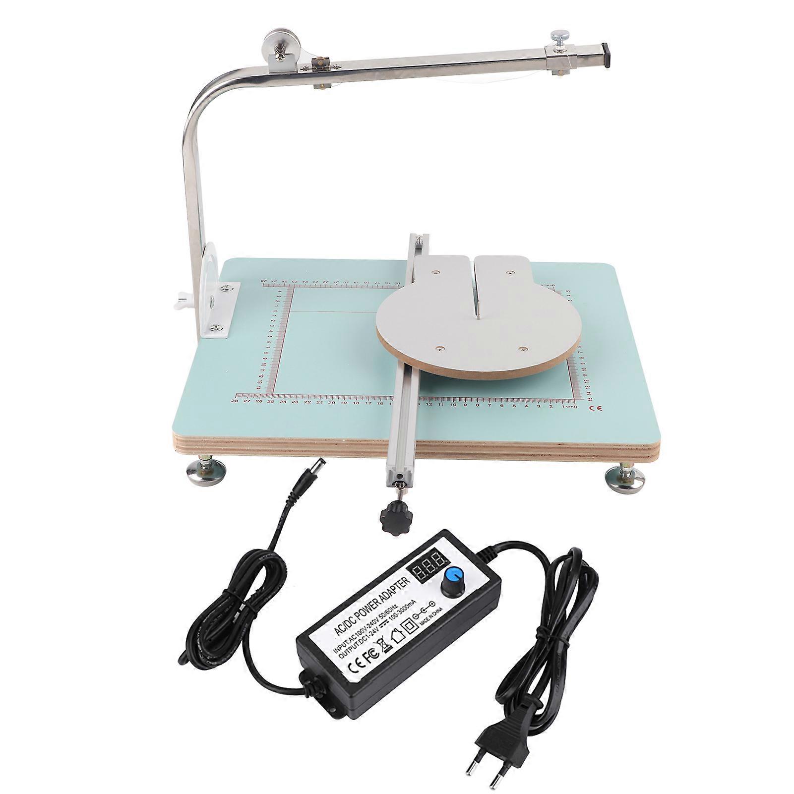 72W Portable Hot Wire Stainless Steel Support Foam Cutting Table Machine 100-240V EU Plug