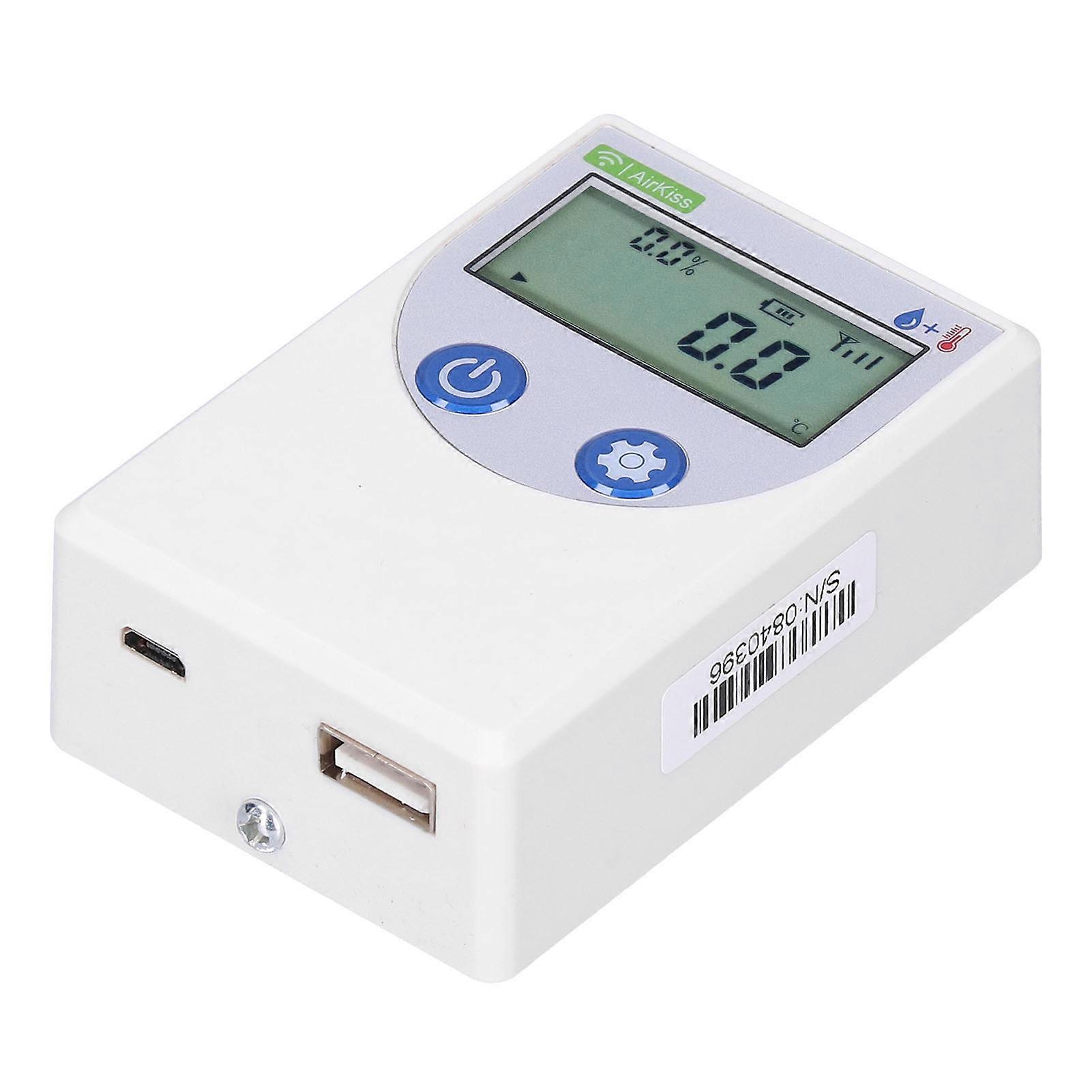 LCD Temperature and Humidity Recorder with WiFi Remote Control and Alert Feature