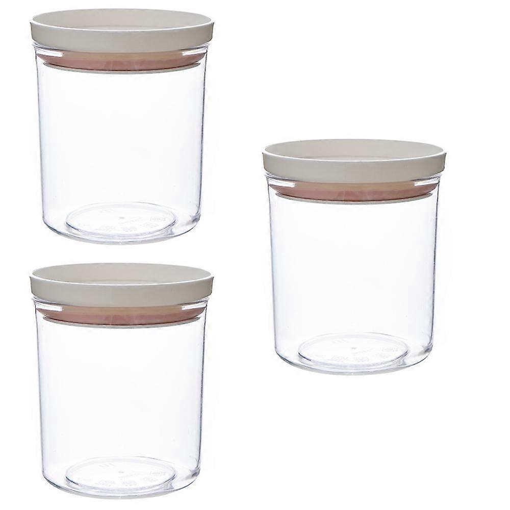 Food Storage Containers, Stackable Organization Canister Glass Jars