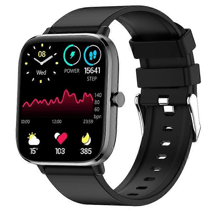 Reloj inteligente negro (recibir hacer llamadas) Rastreador de