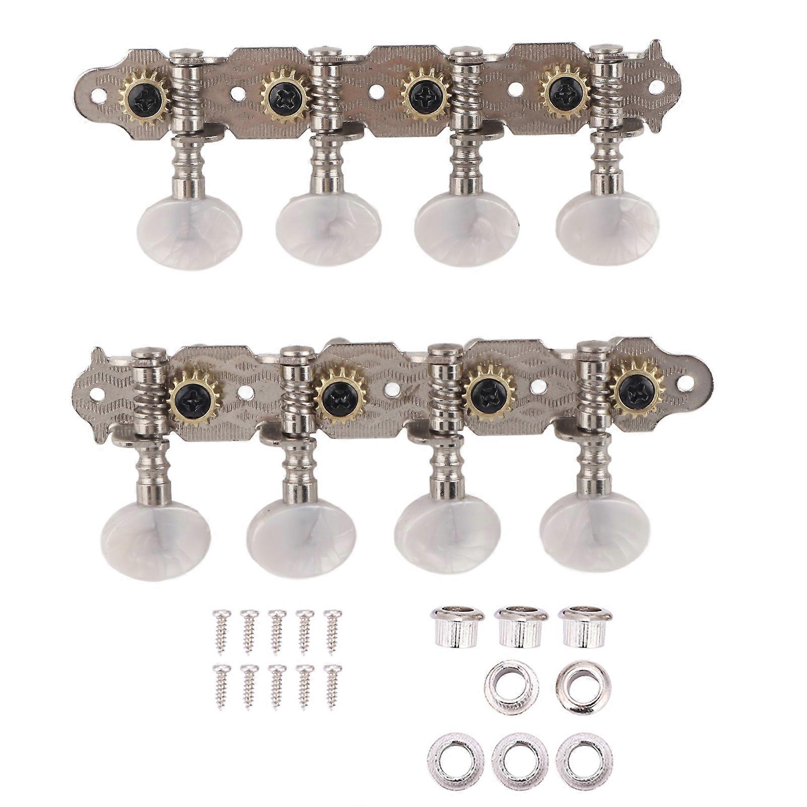 Mandolin Machine Heads String Tuning Pegs 4L4R for Mandolin Instruments Accessory