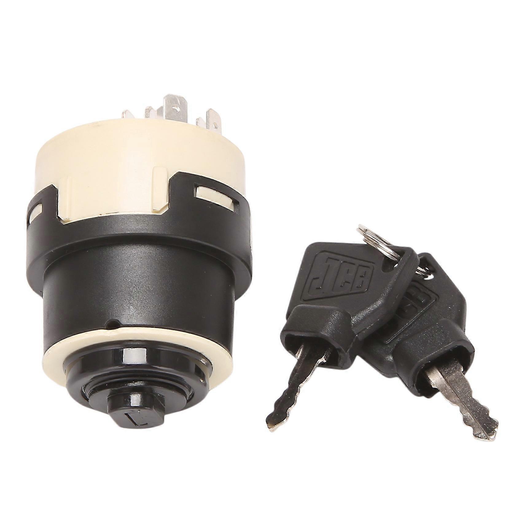 Ignition Switch with 2 Keys for JCB 3CX 4CX 85804674 701/80184 50988