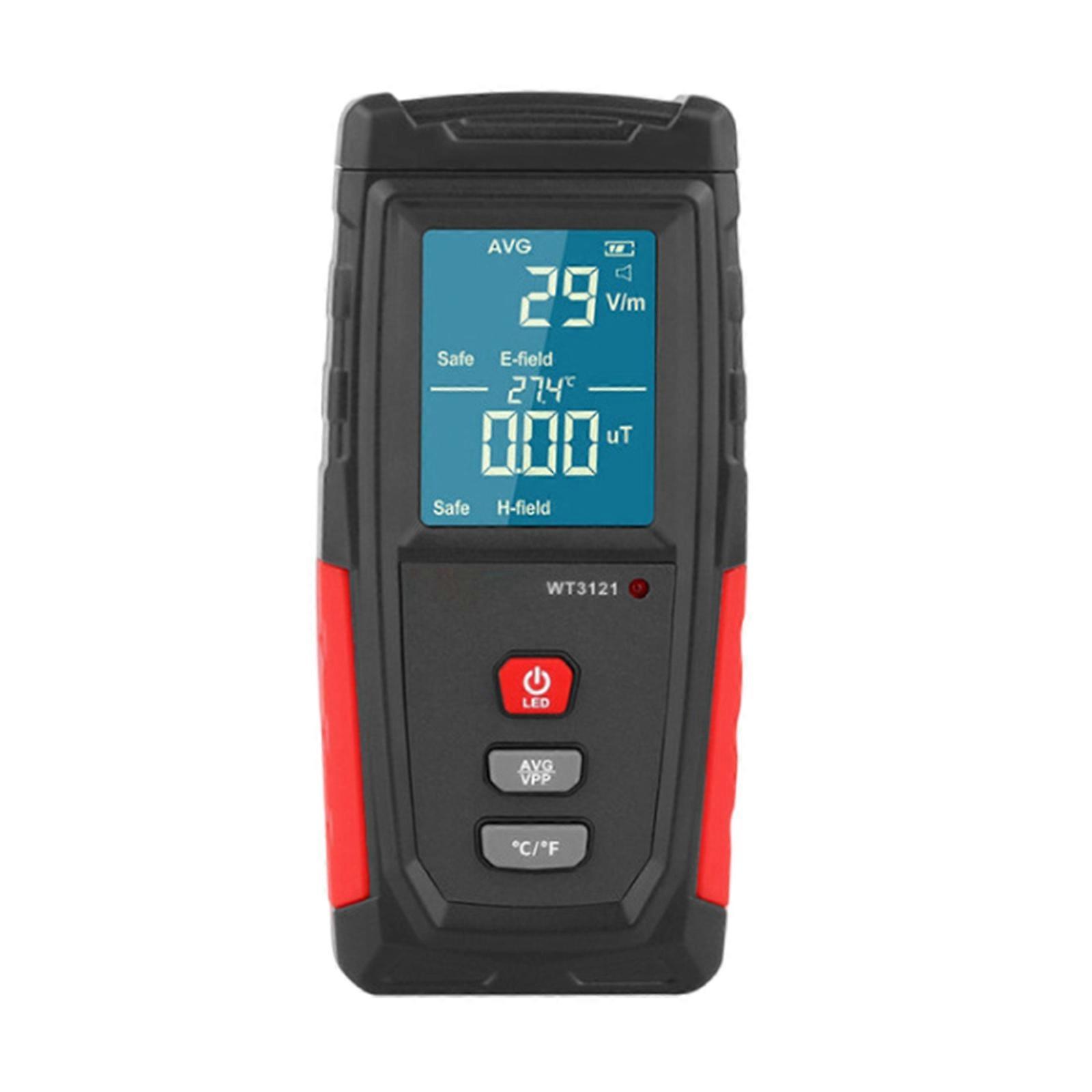 WT3121 Rechargeable Electromagnetic Radiation Meter Tester EMF Digital Meter FT