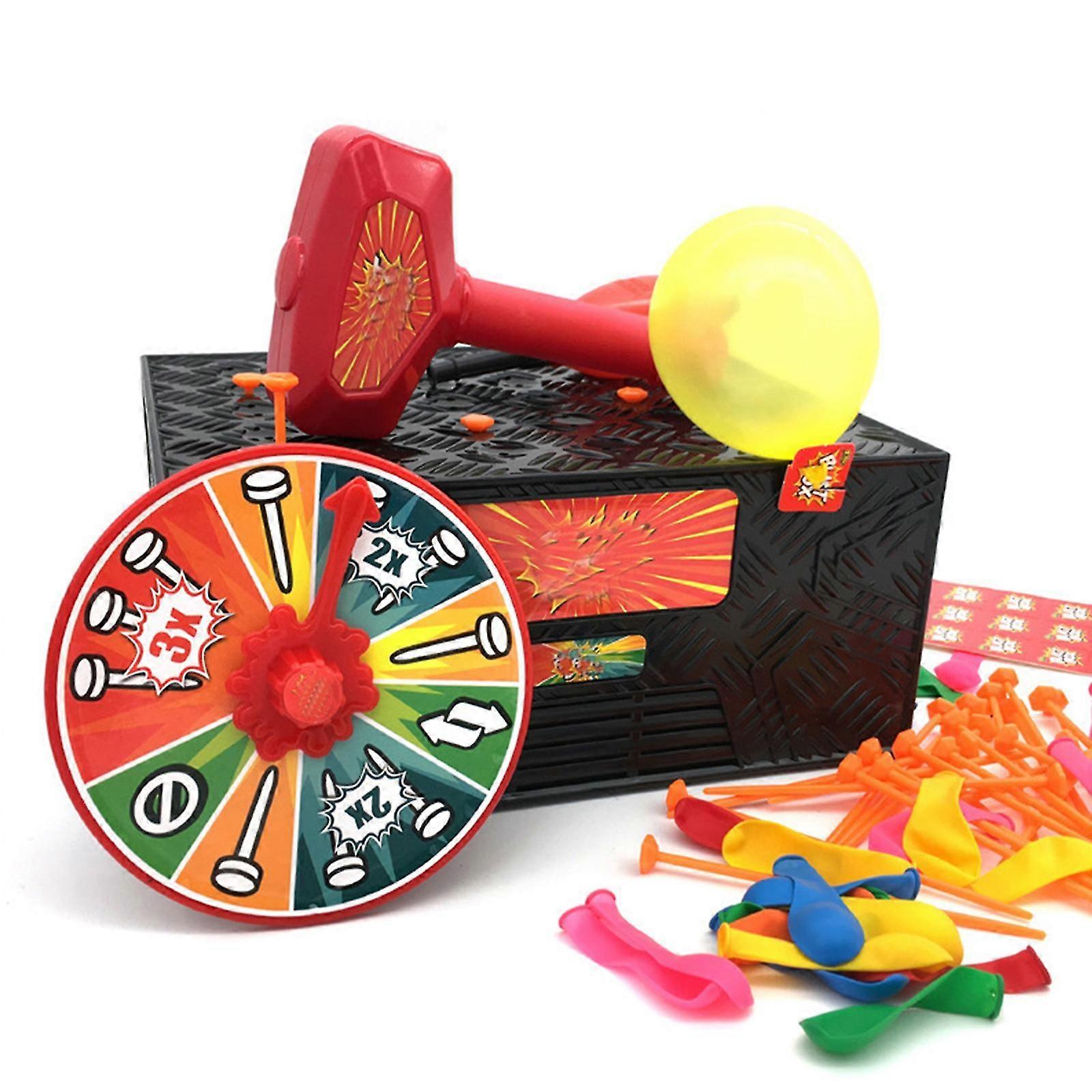 Knocking and exploding balloon boxes, tricking and playing tricks on balloon explosion venting toys