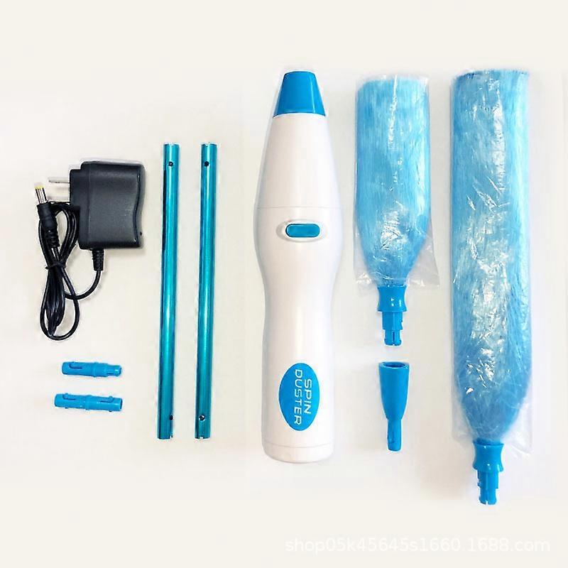 Electric Duster Rechargeable Dust Removal Brush Extendable Rotary Cleaning Tool