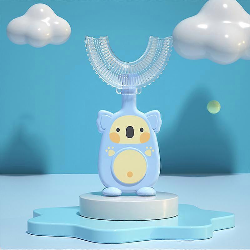 Manual Toothbrush 360 Degree U-shaped Children's Oral Care Intelligent Cleaning Tool For Kids New