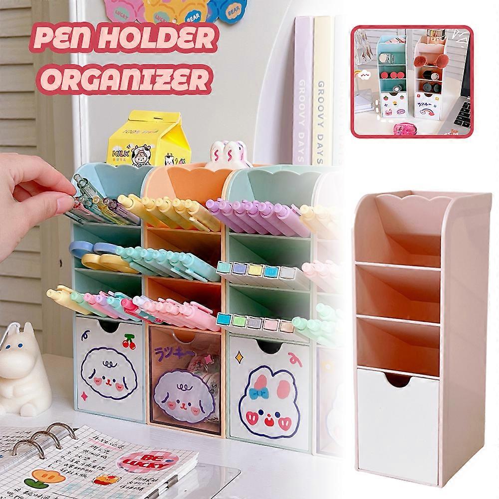Multifunctional Storage Box with Drawer Desktop Organizer for Small Items