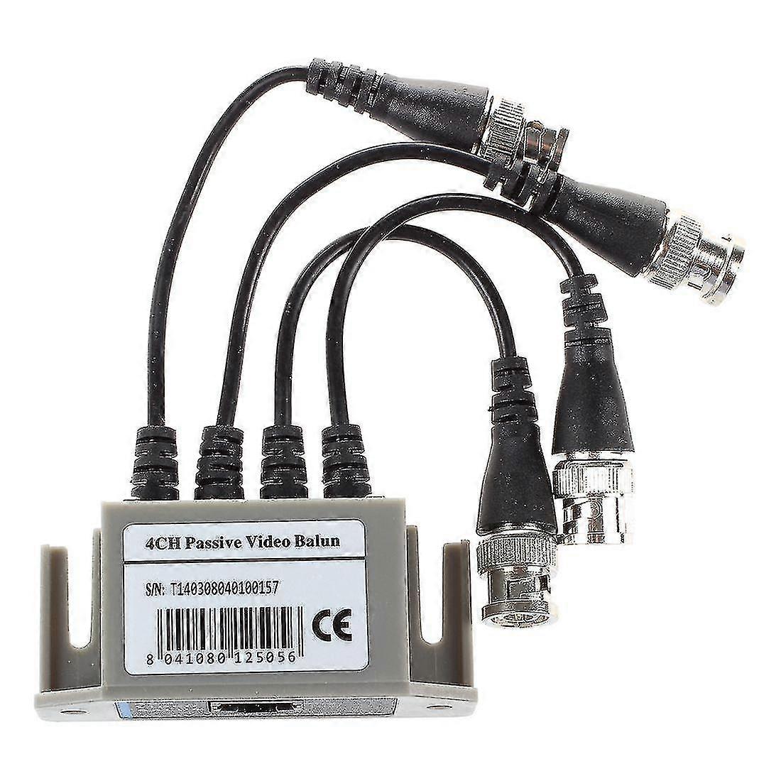 4-chl Video Balun Bnc Utp Cat5 Transmitter For Cctv/ Surveil Camera Trend